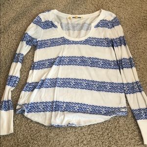 Anthropologie Little Yellow Button Top Size Small